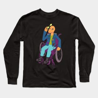 Scoots Wheelchair Long Sleeve T-Shirt